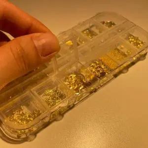 [셀러허브]레진아트 네일아트 꾸미기 파츠 세트 골드스타 네일파츠 네일큐빅 (S15319145)