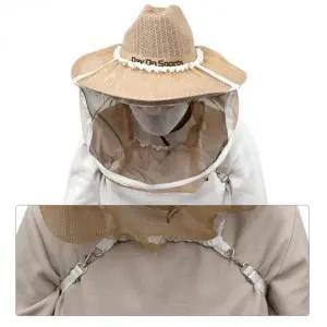 벌 곤충 방지 통기성 작업용 안전망 모자