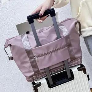 [라일리] Rly 3단 확장 캐리어 보조 가방 결합백 대형 여행