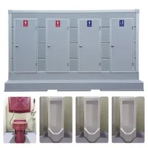 포세식화장실 포세식 이동식화장실 양변기1개 소변기3개 산업용 SEAB4Y1S