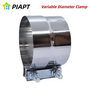 1개 2.0인치 2.25인치 스테인리스 배기 슬리브 버트 조인트 클램프 밴드 스트랩 머플러용