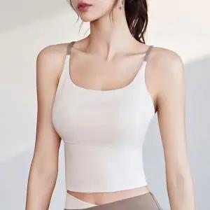 꼬임 엑스자 나시 스포츠 요가 투톤스트랩 소프트컬러