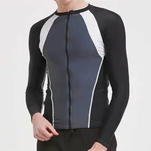 물놀이 수영 남자 레쉬가드 긴팔 상의 서핑 집업