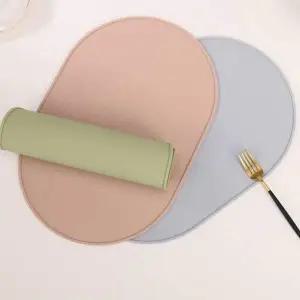 테이블 홈파티 식탁매트 실리콘 집들이 타원형