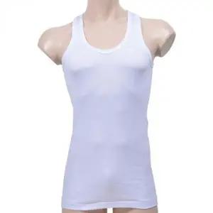 남성 런닝셔츠 화이트 골지 후라이스