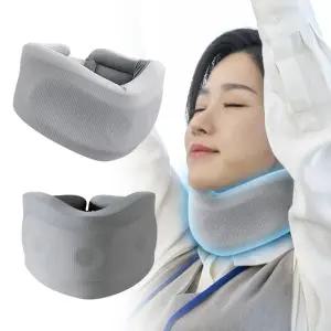 바른자세 지지대 직장인 학생 목쿠션 목견인기 통풍 경추 스마트폰 찍찍이