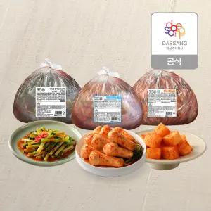 종가 우리땅 별미김치 5kg 3종 (총각/열무/무섞박지) 1개 골라담기
