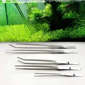 수초 심기용 곡선형 핀셋 48cm 어항 장식 청소 집게