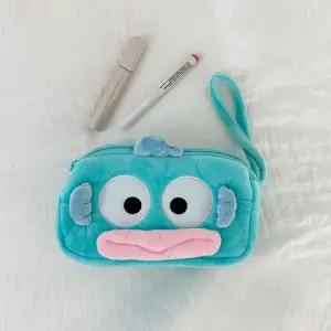 산리오 539LGD77 사각 화장품 파우치 필통 한교동 캐릭터 인형 (정품 귀여운 손잡이 멀티 휴대용 봉제 지퍼