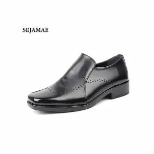 [하프클럽/세자매]남성 사각 키높이 정장 구두 발편한 정장화 / 국산