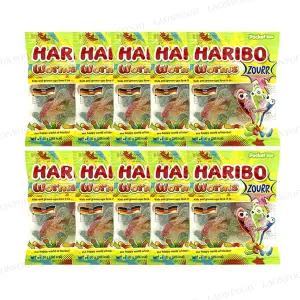 하리보 웜즈 사우어 80g 10개