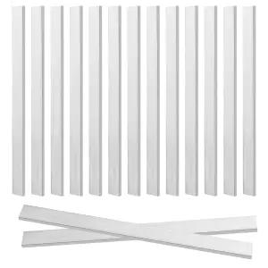 MUKCHAP 15개 3/16 x 1 12 인치 알루미늄 플랫 바 재고 공예 산업용 플레이트 6061 5 25 305mm