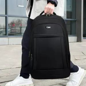 남자 공대생 개강룩 분리포켓 블랙가방 백팩_3