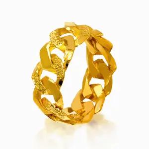 [한국금다이아몬드] 순금 24K 반지 콤비 체인 7.5g