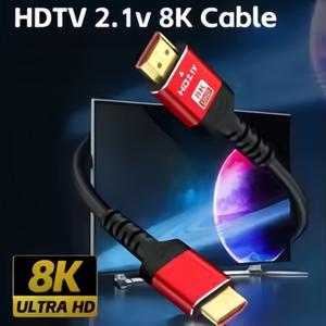 8K HDMI 2.1 케이블 8K@60Hz 48Gbps eARC/ARC HDCP 2.3 HDR RTX PS5 PC 노트북 프로젝터 4K/8K TV용