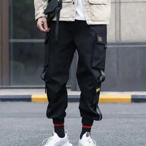 남자 GTW083F4 겨울 캐주얼 기 조거 팬츠 허리 밴딩 남성용