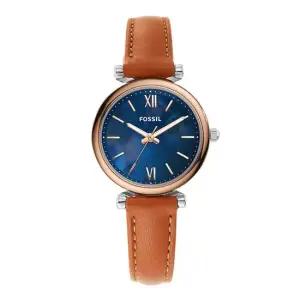 [공식본사정품] ES4701 Carlie) 칼리 자개 다이얼 여성 가죽시계