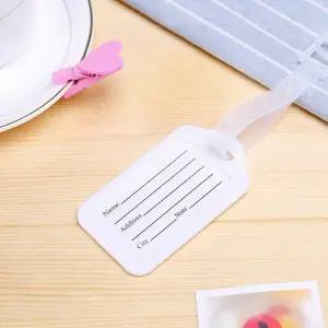 네임택 캐리어 화이트 여행용