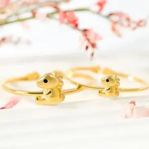 [뽀르띠] 순금 24K 3.75g 말띠 붉은말 뱅글 돌팔찌