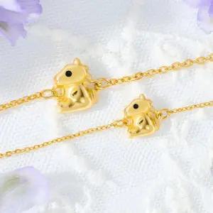 [뽀르띠] 순금 24K 1.875g 말띠 붉은말 체인 돌팔찌