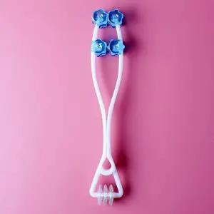 TBZ 하루10분 2단 페이스롤러-색상랜덤 피부마사지