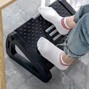 TBZ 사무실 지압 발받침대 각도조절 의자 발거치대