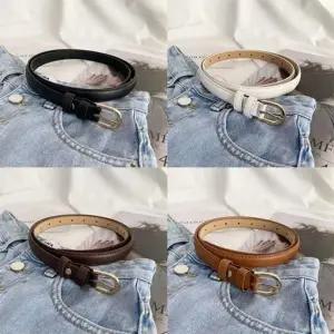 여자 HNR927O9 코트용 데일리 캐주얼 청바지 클래식 허리띠 벨