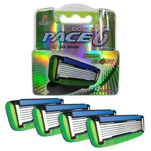 BS 도루코 페이스6 교체식면도기용 리필날4매