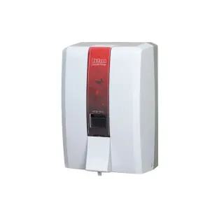 물비누 사용하는 공중 디스펜서 손 화장실에서 닦을때