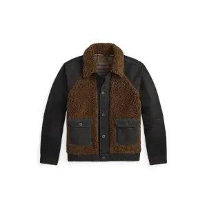 DOUBLE RL 브랜드관 RRL 플리스 패널 캔버스 자켓(MNRROTW16020189001)