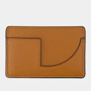 레더 브라운 슬림 카드 지갑 SL0015000 911B