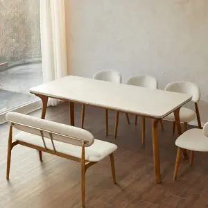 보루네오 엘리브 애쉬 듀얼 세라믹 테이블 6인식탁 fn114