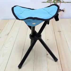 [셀러에이드]TBZ 휴대용 접이식 삼각발 의자-색상랜덤x4개 낙시용품 민물낚시의자