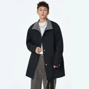 남자 하프 봄가을 아이템 트렌디 차이나 트렌치 자켓 코트 크루소 문직 점퍼 HT3