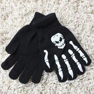 TBZ 할로윈 뼈다귀장갑 자전거겨울장갑 따뜻한장갑 운동장갑