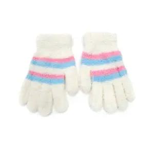 TBZ 뽀송이 팬시 겨울장갑 화이트 보온장갑 따뜻한장갑 등산장갑