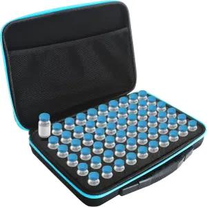 60 슬롯 10ml 인슐린 바이알 홀더 냉장고 및 여행용 펩타이드 보관 케이스 표준 용품(케이스 전용)에
