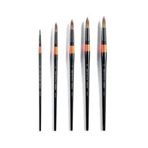 [셀러에이드]바바라 수채화붓 300R 5본조(대) SET / 환붓 수채화붓펜 붓보관