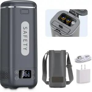 재충전식 인슐린 쿨러 여행용 케이스 (TSA 승인) 약물 USB 충전 및 온도 표시 기능이 있는 휴대용 전기