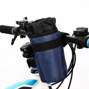 자전거 핸들 고정 보냉 보온 물병 케이스 스템 스트랩 백