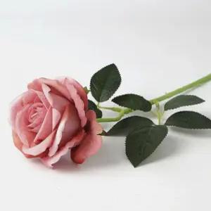 벨벳 장미 조화 생화같은 장식 실내 인조꽃 꾸미기