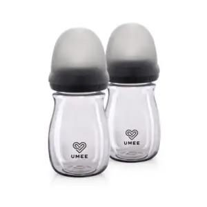 유미 아기 젖병 출산 백일 선물 260ml 블.랙 2개입