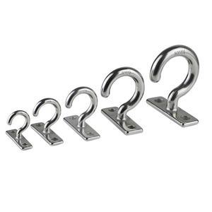 헤비 듀티 천장 후크 304 스테인레스 스틸 탑 마운트 옷  조명 플랫워터음표 디자인