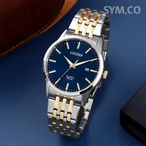 BI5006-81L 클래식 라운드 청콤 아날로그 남자 메탈 시계 d