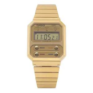 남녀공용 Digital Square 메탈 손목 시계(A100WEG 9ADF)