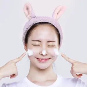 [하프클럽/]세수밴드 세안 헤어밴드 4p세트 바니바니 극세사