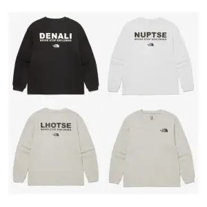 노스페이스 키즈 NT7TQ50 하이 마운틴 긴팔 라운드 티 963731