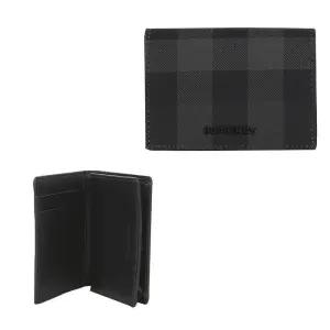 8070204 올오버 체크 바이폴드 반지갑