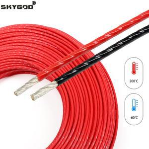 1~ 100m PTFE 실버 도금 전자 와이어 FEP 절연 고순도 OFC DIY 오디오 스피커 헤드폰 HiFi 신호 구리 케이