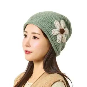 #넬]국산 빅플라워 자수 스티치 두건